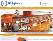 Tablet Screenshot of bksengineers.com